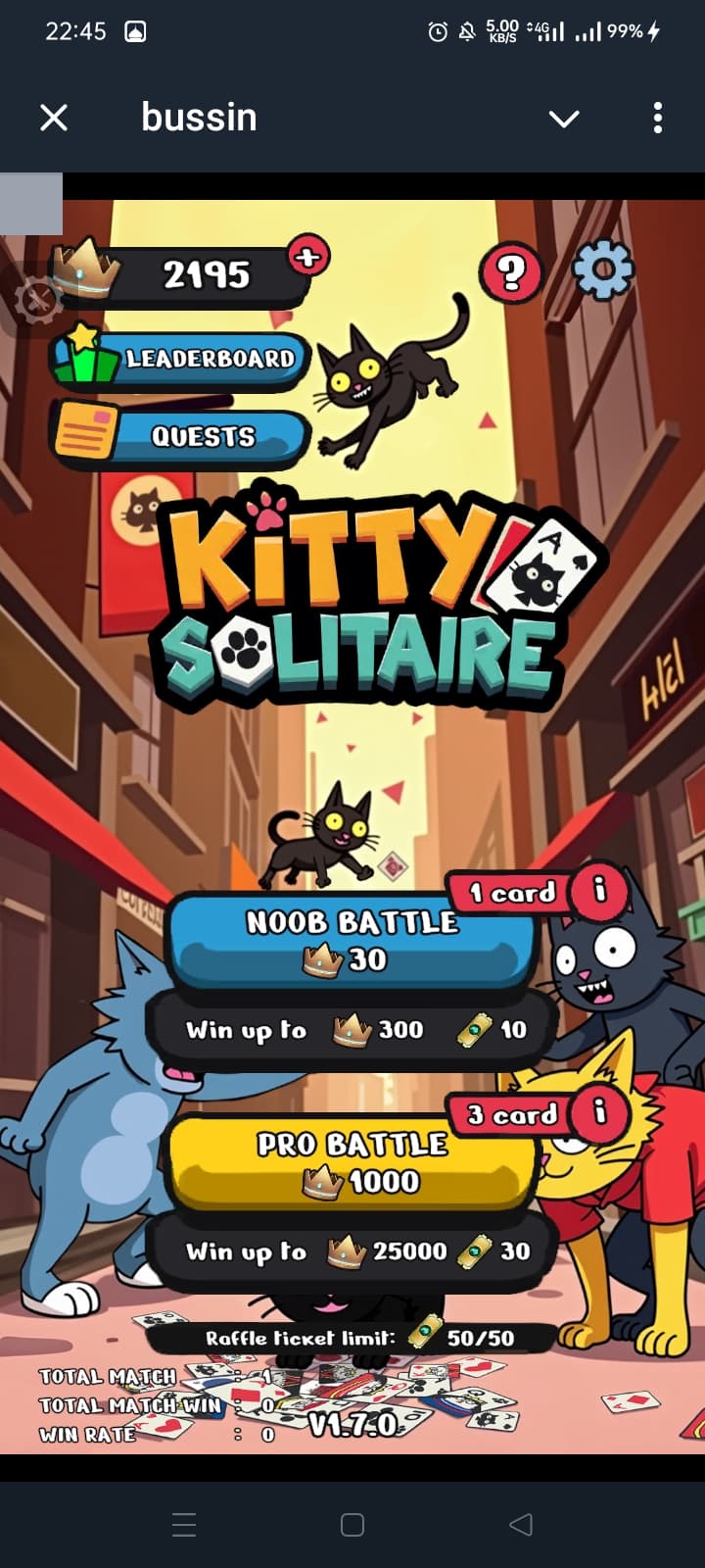 Kittysolitaire Service Game Platform