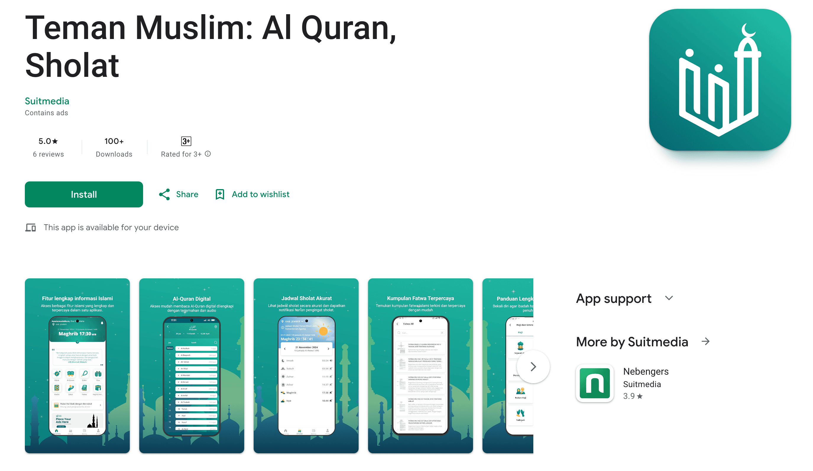 Teman Muslim Web Platform