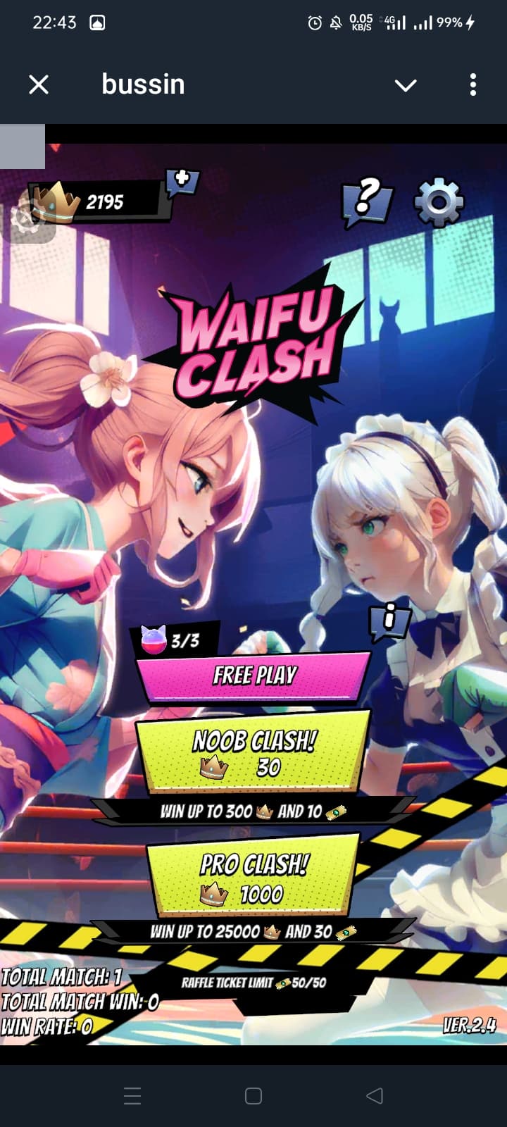 Waifuclash Game Platform